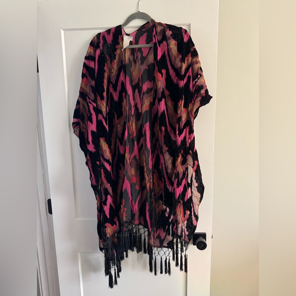 Chevron Free People Kimono